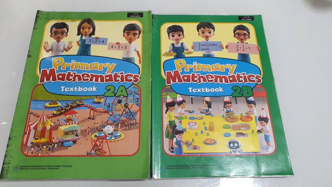 Primary Mathematics 2A & 2B, Hobbies & Toys, Books & Magazines ...