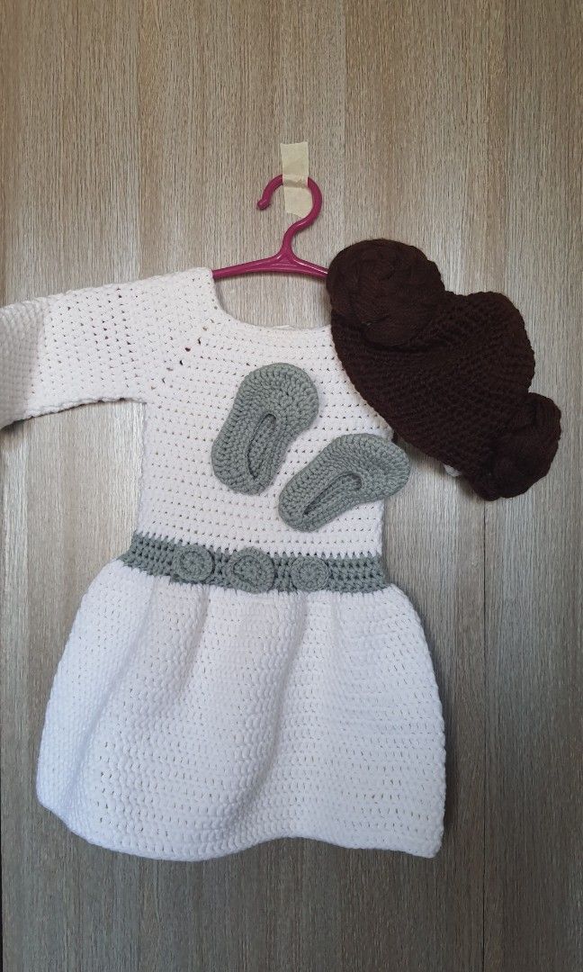 Princess leia Star Wars Crochet (Category: Babies & Kids Fashion) located in Quezon City. Submitted by mikaaaaachu (Listing ID 1232930556, Image 1). Description: princess leia star wars costume used once will fit around 8 months baby.