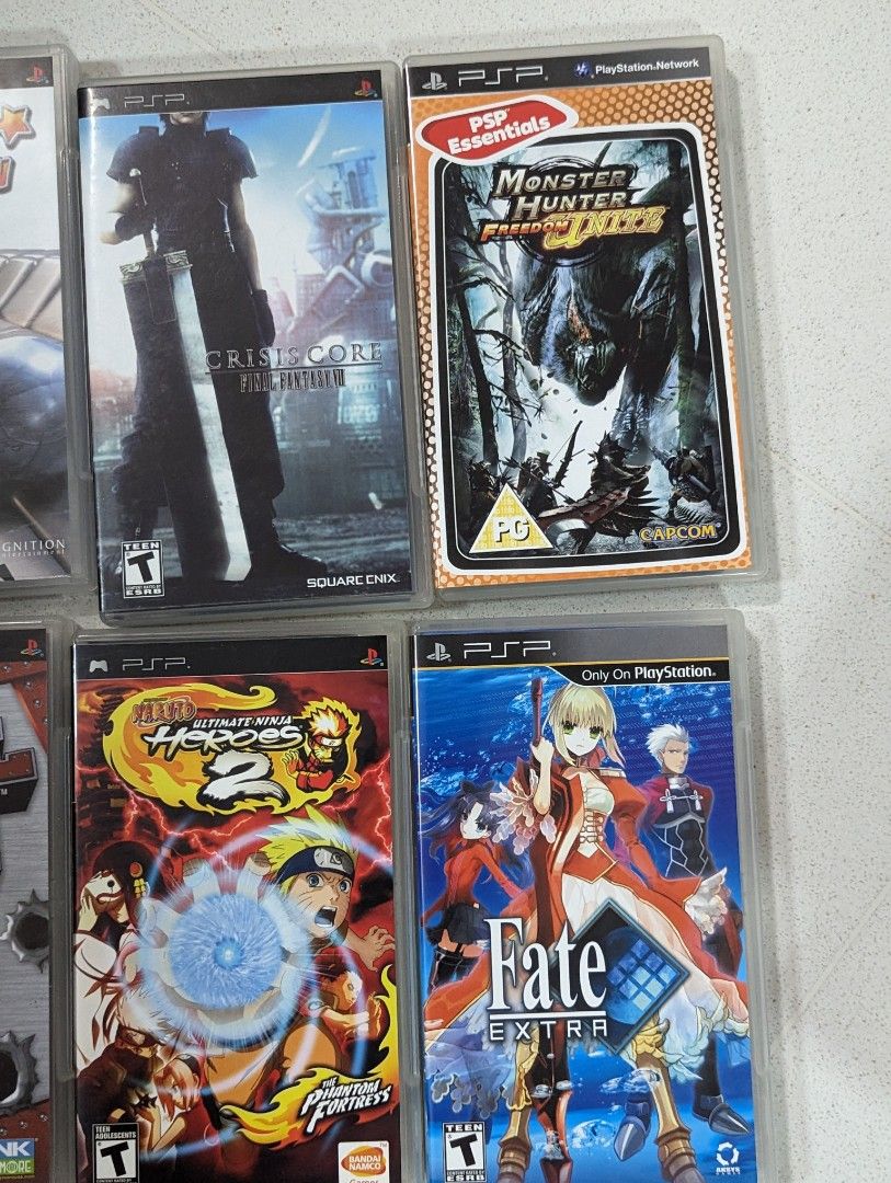 PSP Games playstation portable final fantasy I II 2 god of war ghost of Sparta untold legends