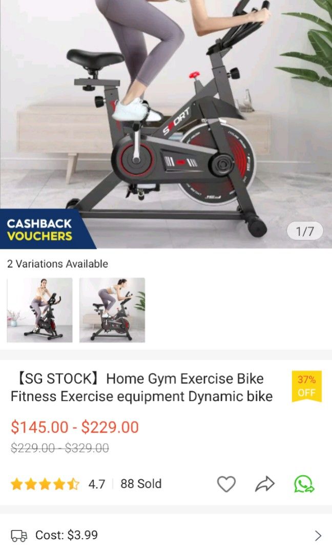 used spin bike ottawa