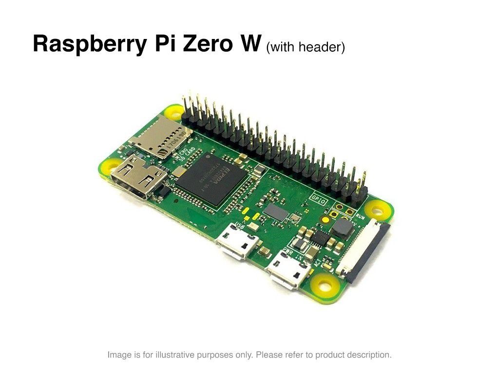 Raspberry Pi Zero Wireless (with a pre-soldered pin Header) + Free Gift ...