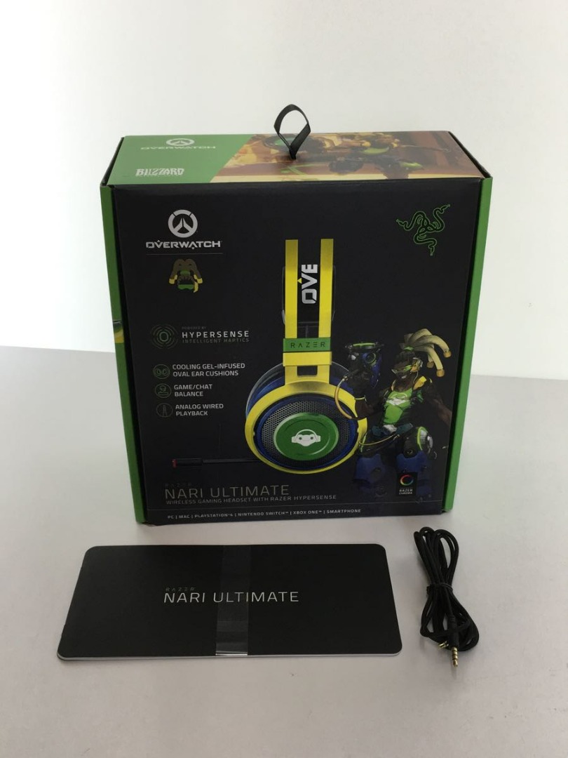 Razer Nari Ultimate Overwatch Lucio/遊戲耳機, 音響器材, 頭戴式/罩
