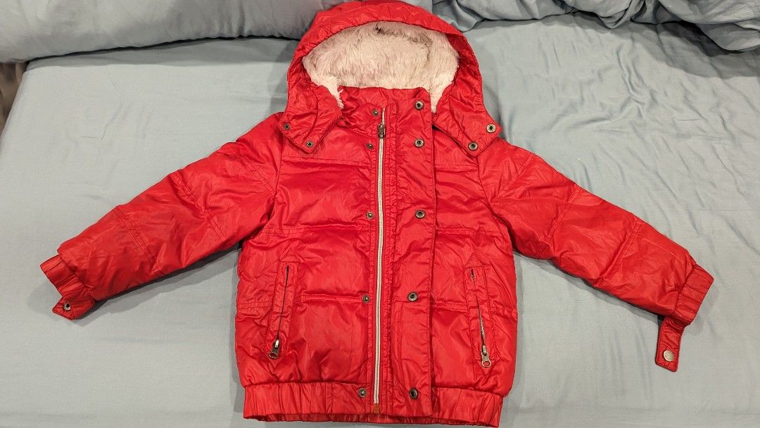 Red down jacket online