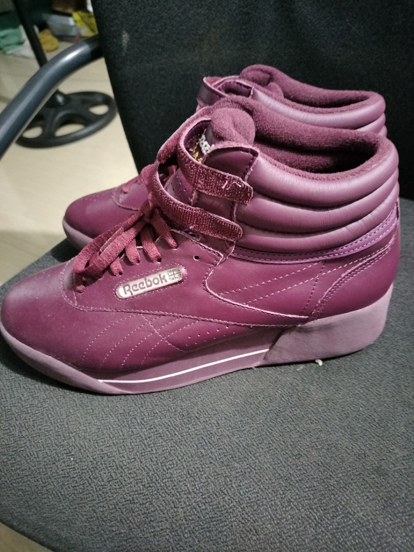 Reebok high tops purpura top