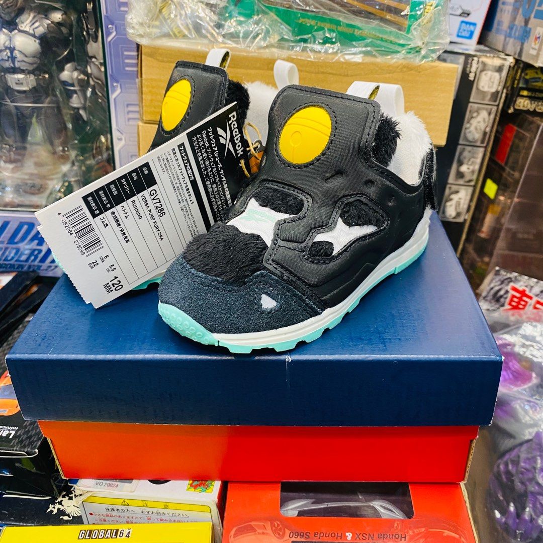 Reebok x Atmos x Doraemon Instapump Fury OG Kids Versa Pump Fury