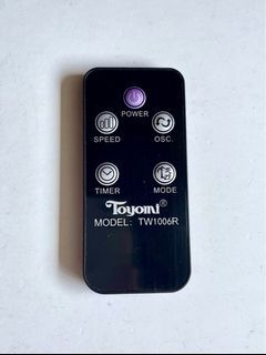 Remote Control for Toyomi Tower Fan TW1006R