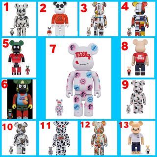 ❗️SALE❗️Basquiat Mondrian Peko Marvin Space Jam Atmos Jackson Pollock 400% Bearbrick