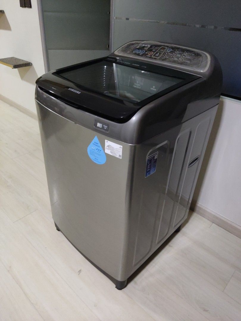 Samsung 11kg top loader washing machine WA11J5750SP, TV & Home