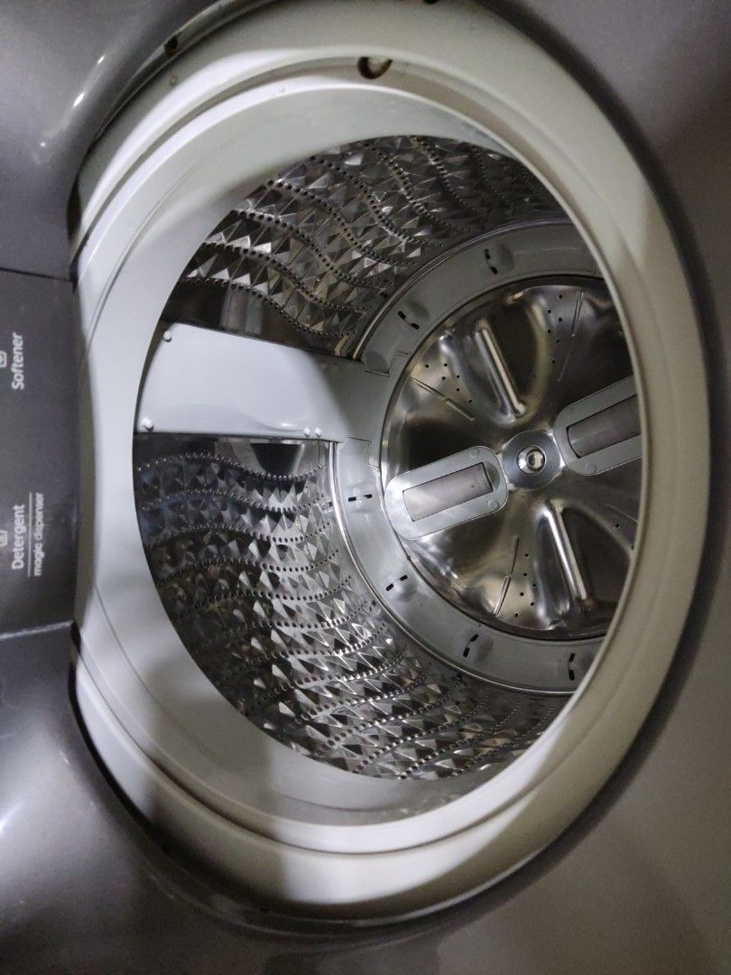 Samsung 11kg top loader washing machine WA11J5750SP, TV & Home