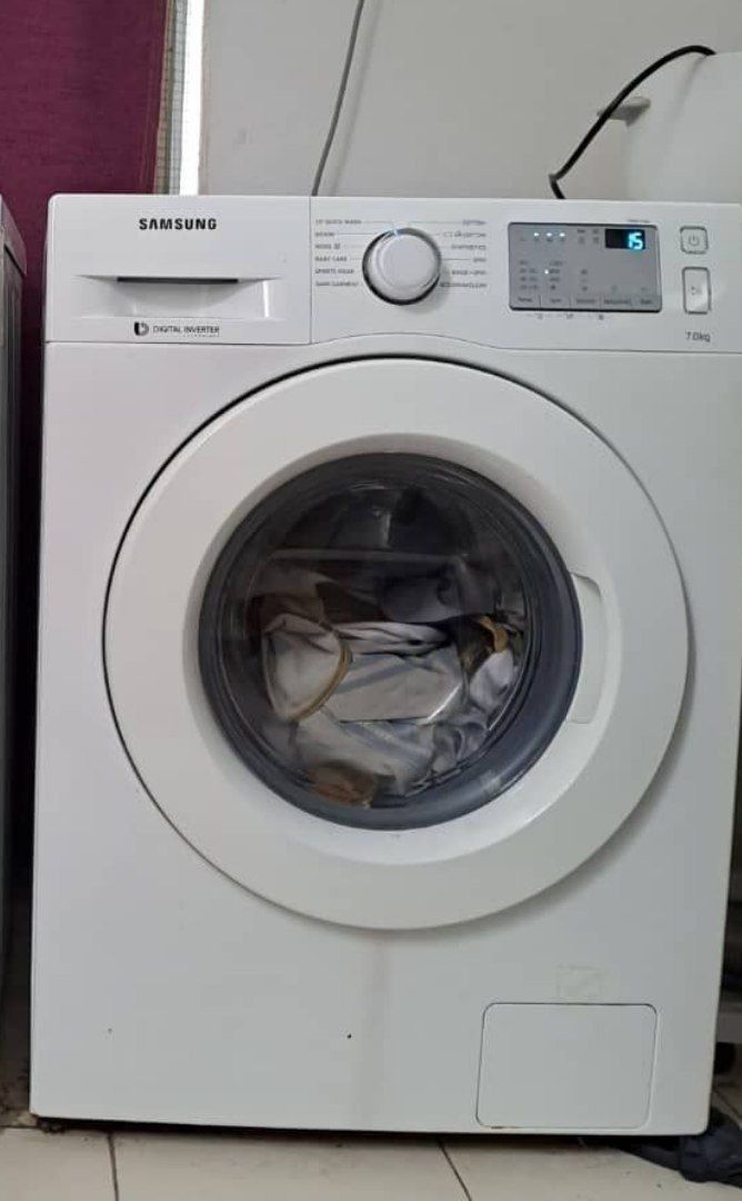 SAMSUNG Front Load Washing Machine 7kg, TV & Home Appliances, Washing Machines and Dryers on