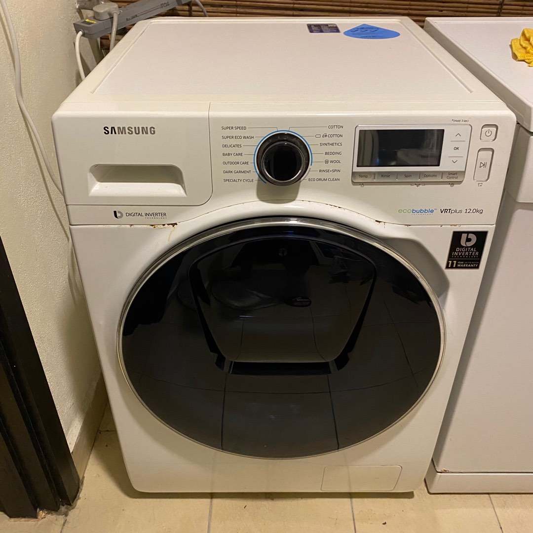 Samsung washing machine VRT Plus 12KG front load smart, TV & Home