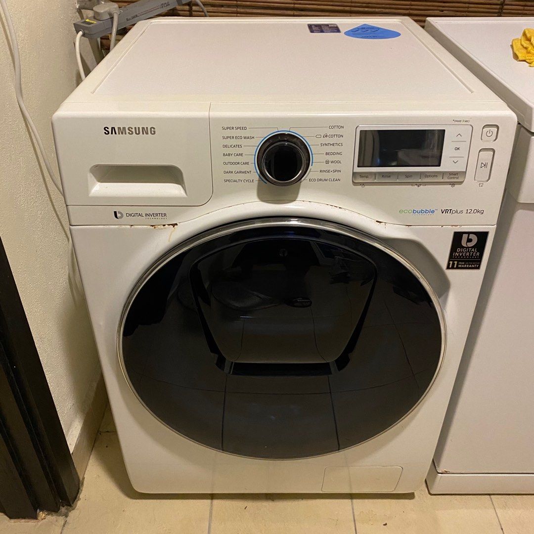Samsung washing machine VRT Plus 12KG front load smart, TV & Home