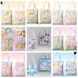 Sanrio character tote bag Cinnamonroll hello kitty melody kuromi