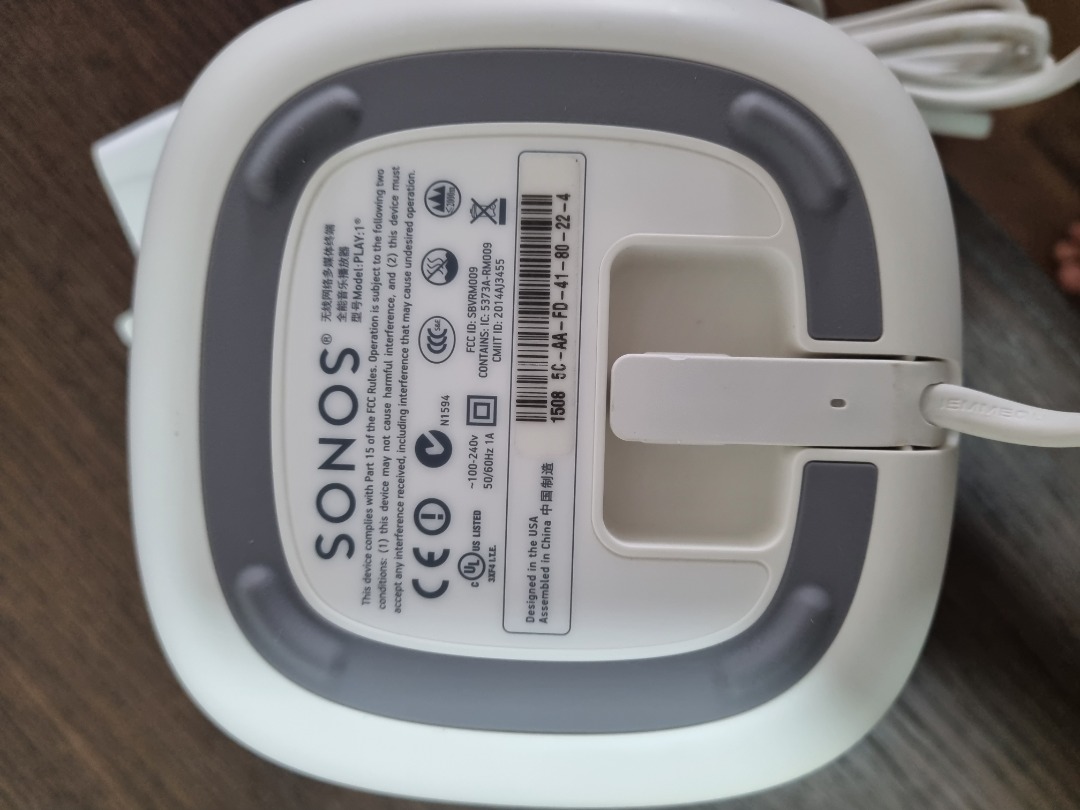 Seldom used Sonos 1, TV & Home Appliances, TV & Entertainment