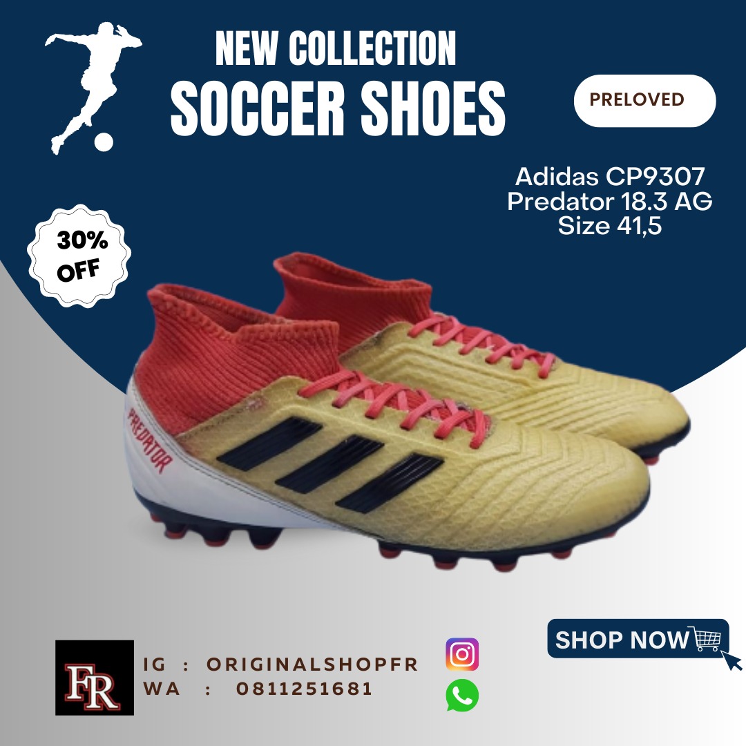 Adidas predator 18.3 size hot sale 5