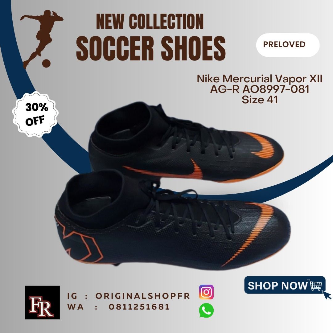 Sepatu bola nike mercurial vapor xii sales