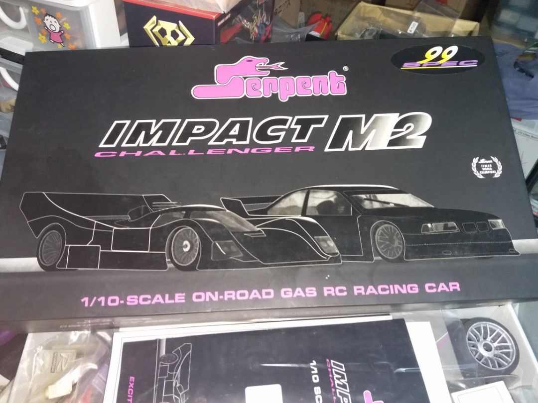 Serpent impact M2 遙控車油車engine 蛇仔1/10 古董全新大量零件RC R/C