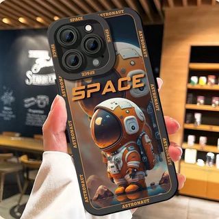 🔥Silicone soft case space cute man case compatible for iPhone 14 pro max 13 pro max 12 pro max 11 pro max ix xr xs max case🔥 (BRAND NEW / READY STOCKS)