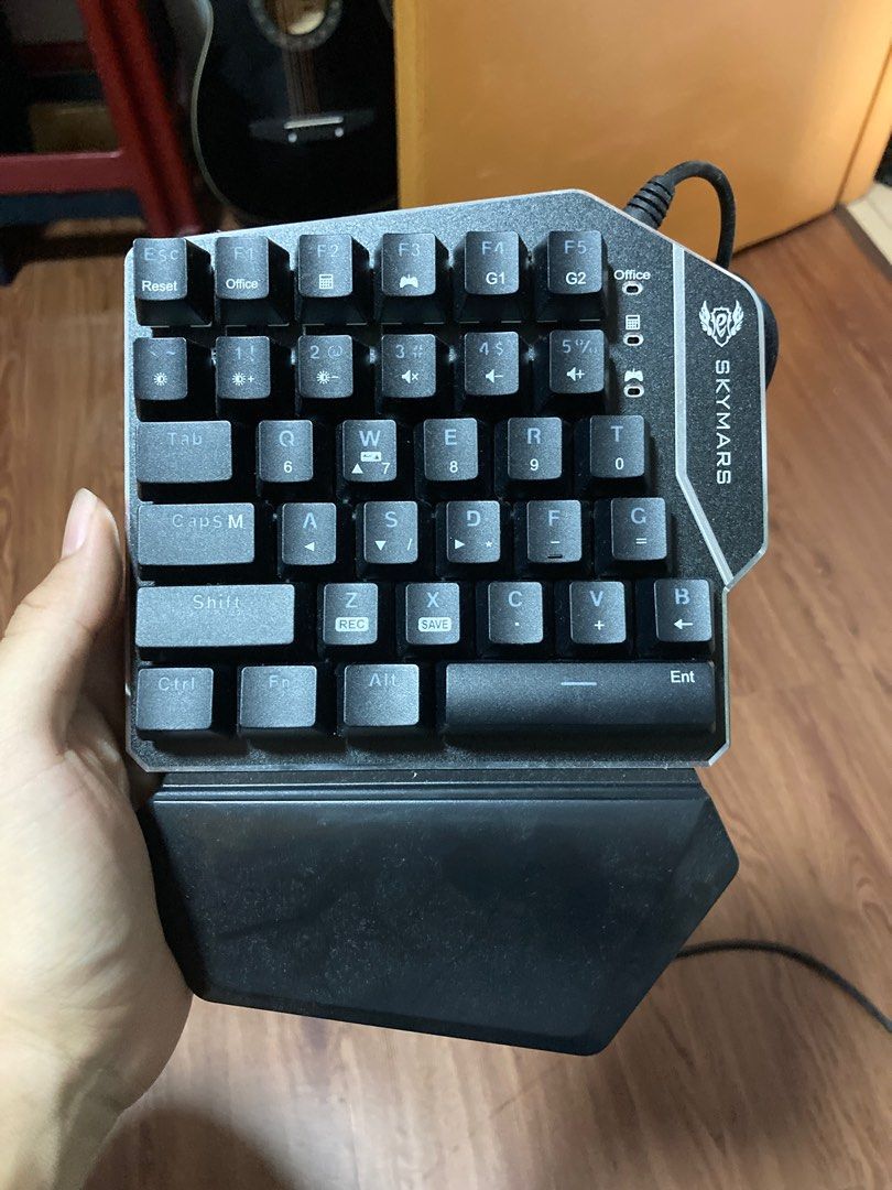 Single Hand Computer Keyboard Single hand gaming keyboard, Computers & Tech, Parts & Accessories ...