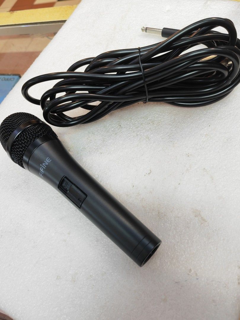 FIFINE K6 Dynamic Handheld Microphone Plug & Play on Speaker for