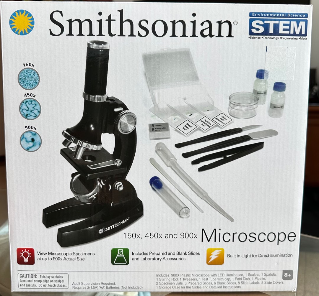 Smithsonian microscope, Hobbies & Toys, Toys & Games on Carousell