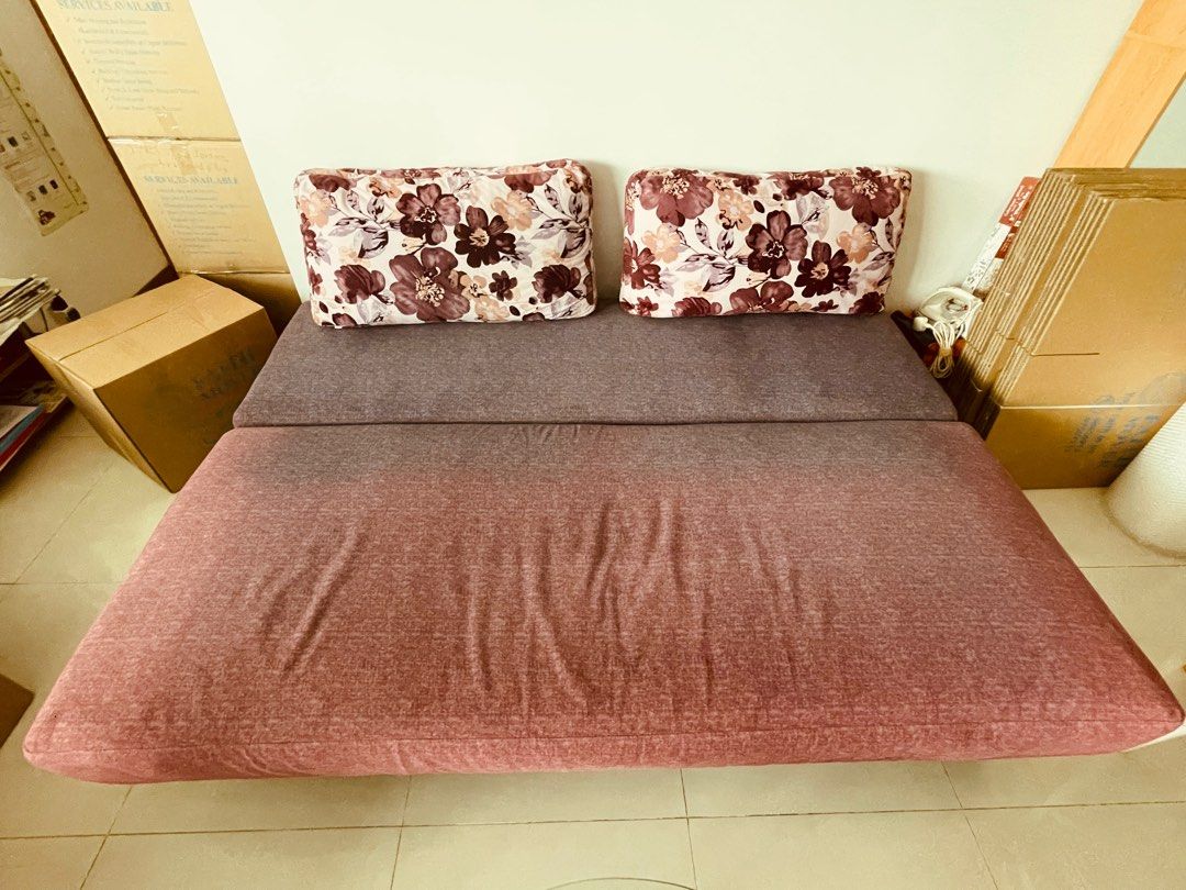 Sofa bed (double) for sale, Furniture & Home Living, Furniture, Sofas