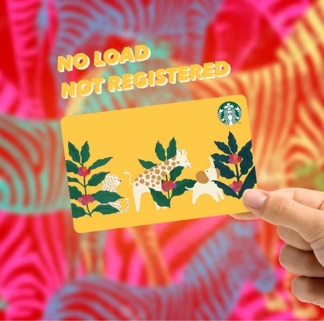 Starbucks Card Happy Giraffe’23, Tickets & Vouchers, Store Credits on Carousell