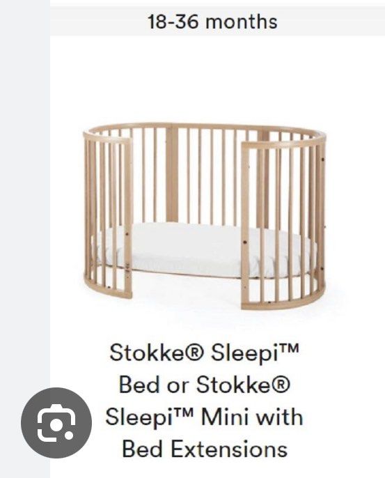 Stokke Sleepi Cot V2 Mini and Bed with accessories, Babies & Kids, Baby