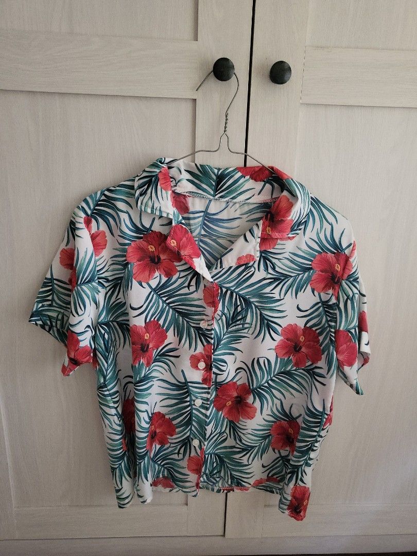 Summer shirt beach themes baju kemeja tema pantai