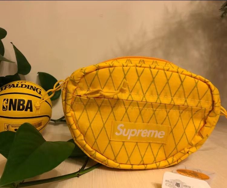 supreme waist bag yellow 黄色-