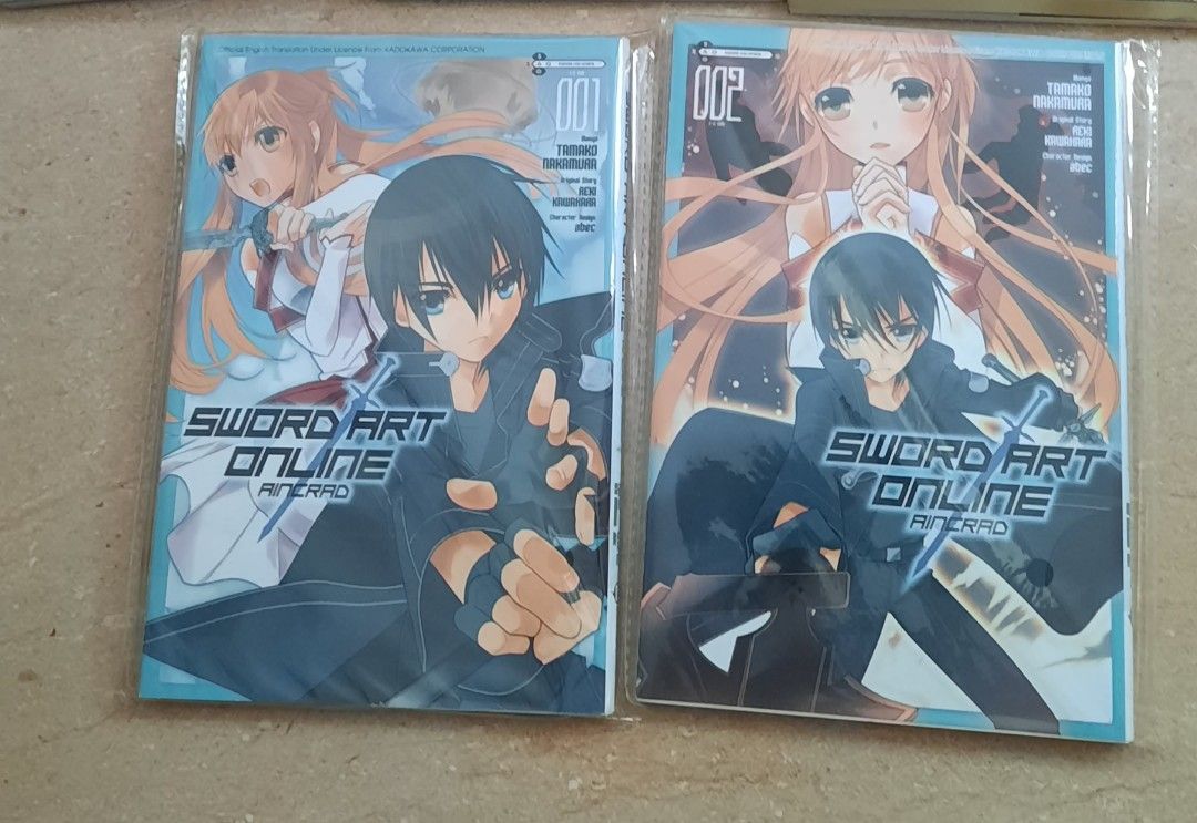 Sword Art Online Manga Volume 1 & 2 (Full), Hobbies & Toys, Books