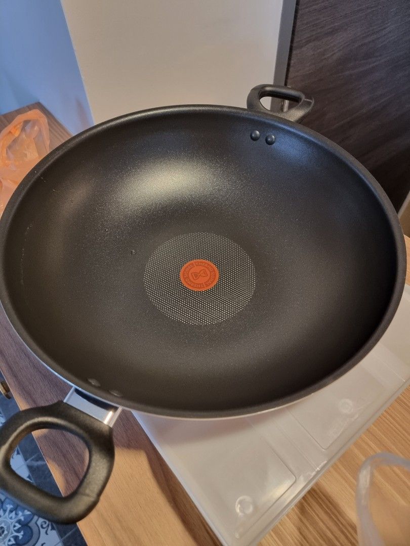 Tefal Wok 36cm (Not for induction), Furniture & Home Living