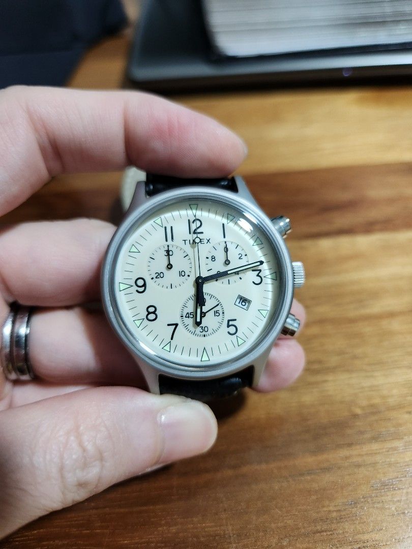 Timex Indiglo Chrono with date (quartz), Men's Fashion, Watches   Accessories, Watches on Carousell