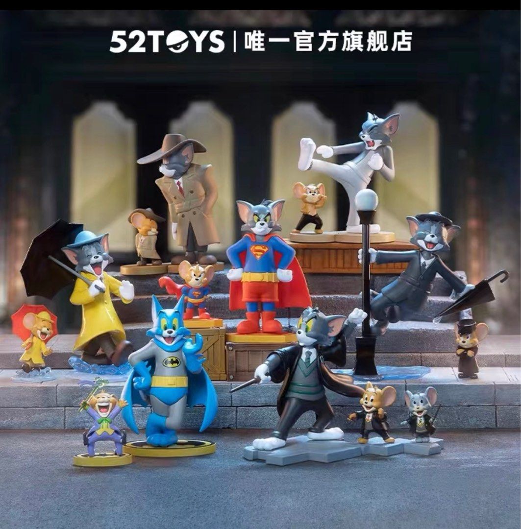 TOM AND JERRY celebrating every story WARNER BROS 100th anniversary series 52 TOYS / FULL SET