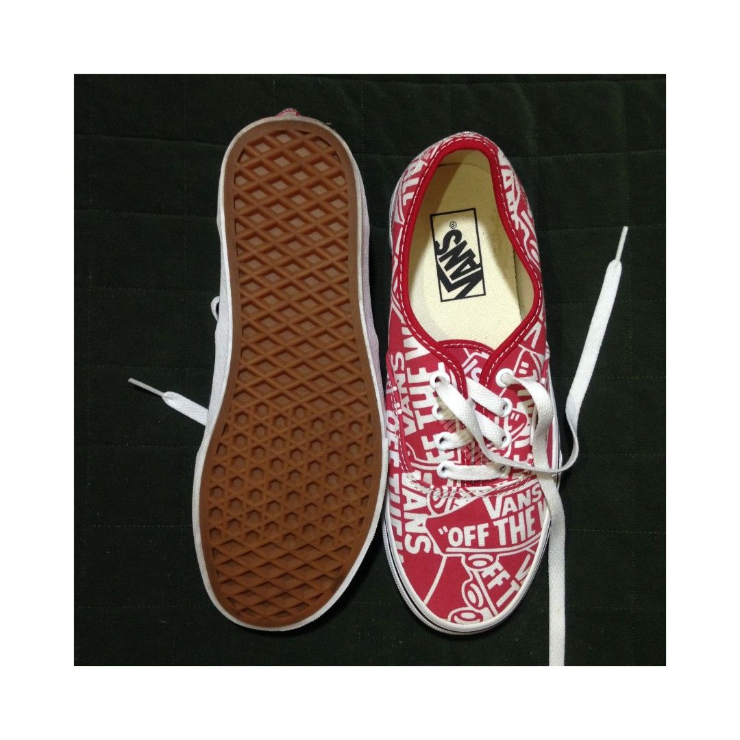 Vans OTW Repeat Red Women s Fashion Footwear Sneakers on Carousell