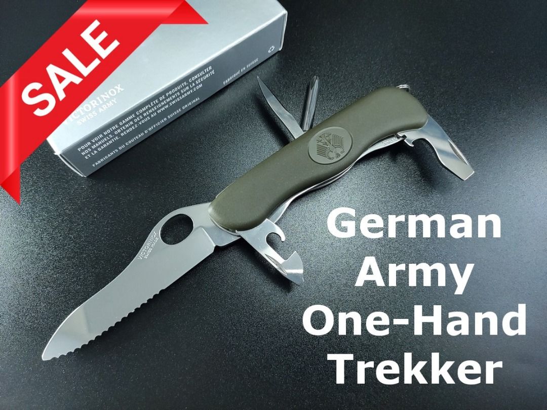 Victorinox German Army One Hand Trekker Swiss Army Knife SALE