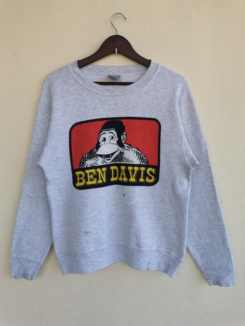 Vintage 80's Ben Davis Oneita Sweatshirt, Men's Fashion, Tops & Sets ...