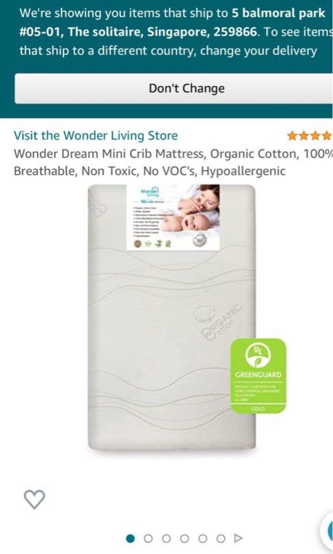 Wonder dream top crib mattress