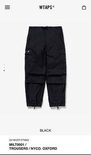 WTaps 23SS MILT0001 / TROUSERS / NYCO. OXFORD, 男裝, 褲＆半截裙