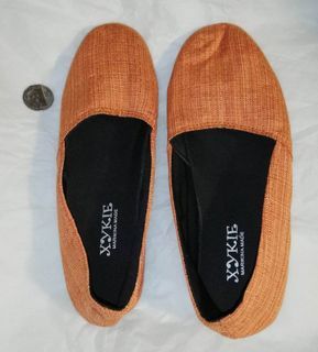 Xykie Ladies Dark Orange Clothes Shoe Marikina Made size 7