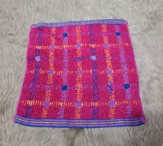 YSL Checkered Face Towel