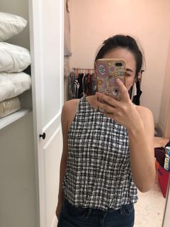 Zara Sleeveless Monochrome Tops