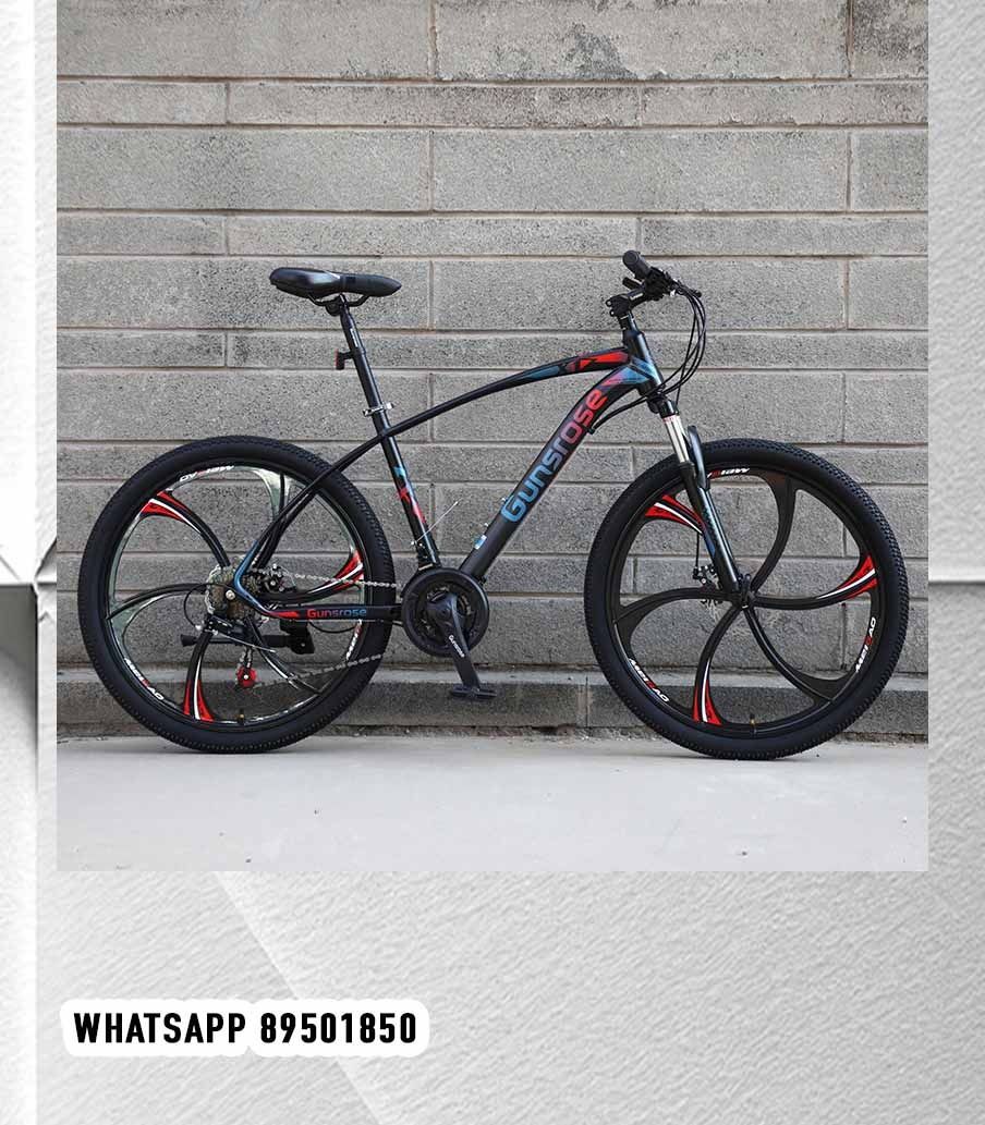 26 inch 21 Speeds 6 Blade Gunsrose Bike Full Suspension Mountain