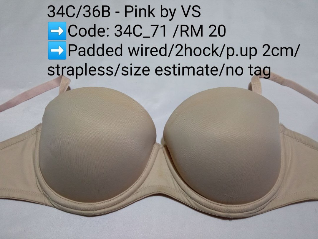 34C/36B Code: 34C_71-80, Women's Fashion, New Undergarments