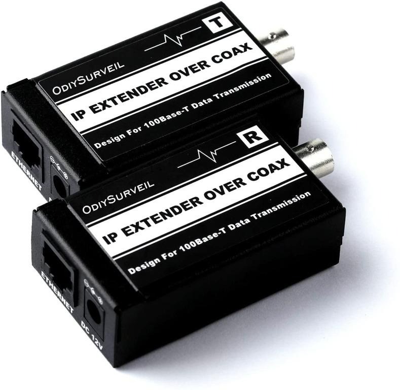 605) ODIYSURVEIL(TM) IP EXTENDER OVER COAX EXTENDER SET