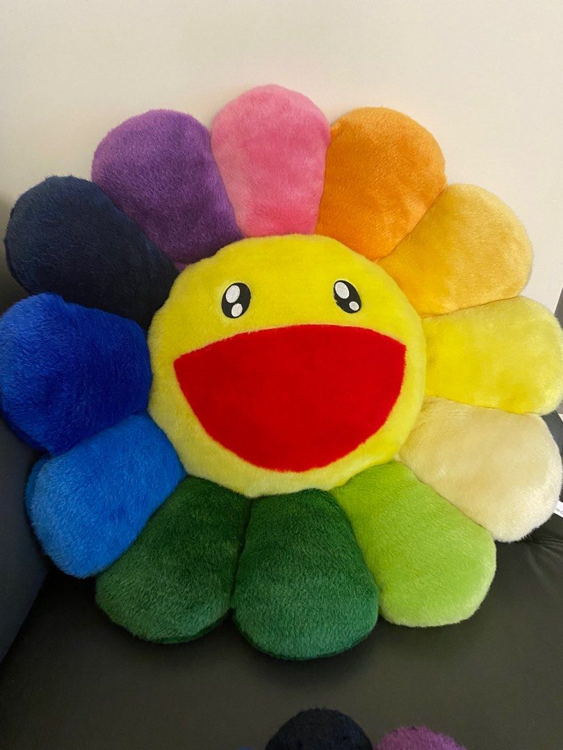 村上隆 Flower Cushion Rainbow 1m お花  レインボー