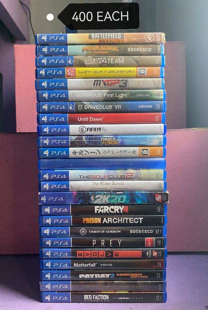 💸 Or trades (Category: PlayStation) located in Manila. Submitted by philipanselmer (Listing ID 1233061945, Image 2). Description: ||CASH ONLY💸|| READING IS ESSENTIAL NO SWAPS! 200-400 EACH Less 100 every 3 games All prices are firm! Pandacan Manila location Will send detailed pic upon request Pickup or shipping only! Can do meetups if u get 3 or more items Can do LBC cop/cod if u get 3 or more items Also buying games offer lang!.