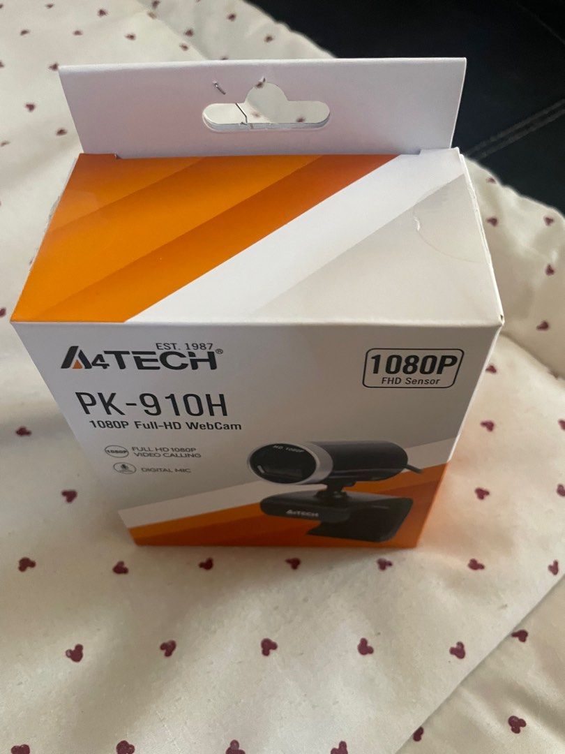 A4Tech PK-910H 1080p Full-HD, Compact Design, Built-in Microphone Web ...