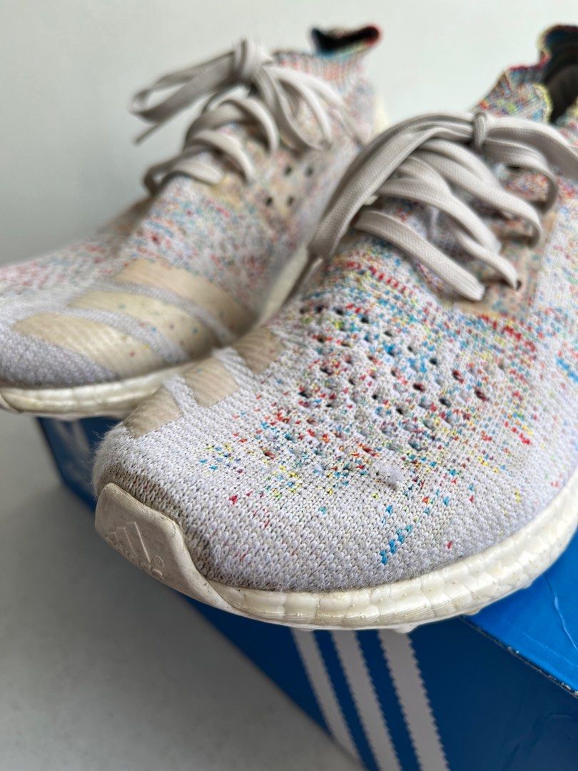Ultra boost uncaged multicolor white top