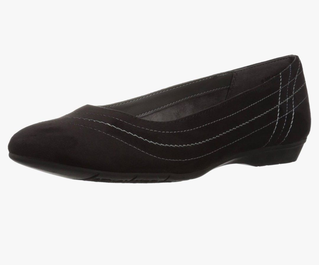 Aerosoles black shop flats